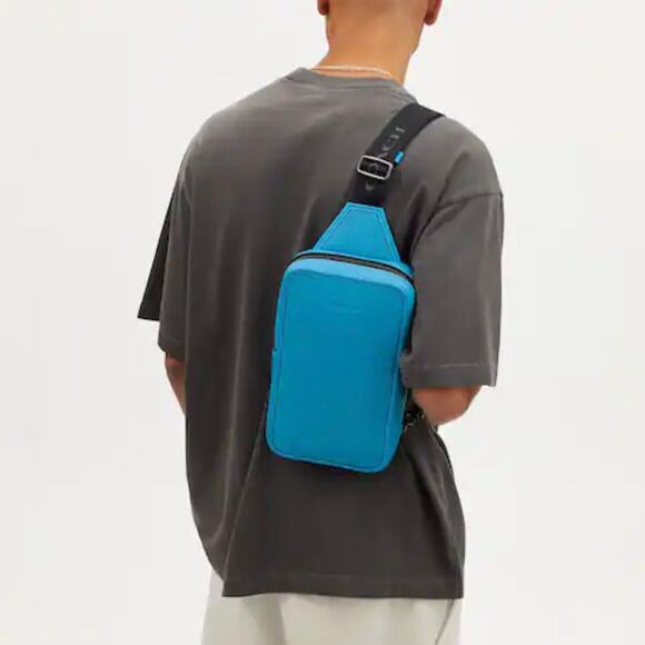 Coach Blue Crossbody Bag - Picture 3 of 11